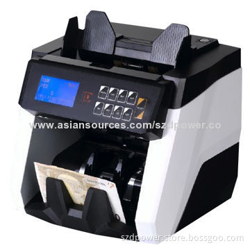 Multifunction Mix Value Currency Counter, 0.075-0.15mm Thickness